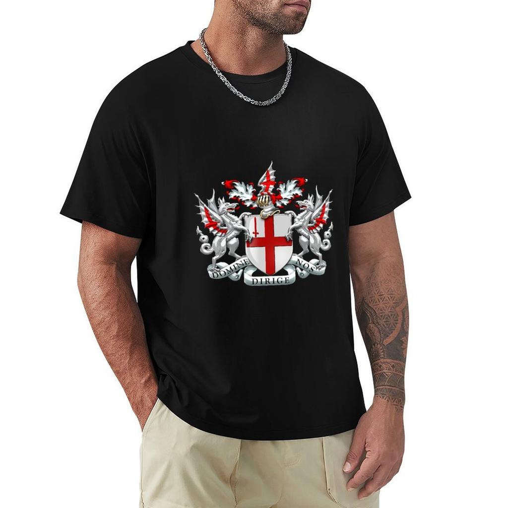 City Of London Coat Of Arms Tshirt Soft Antishrink Cotton Tee