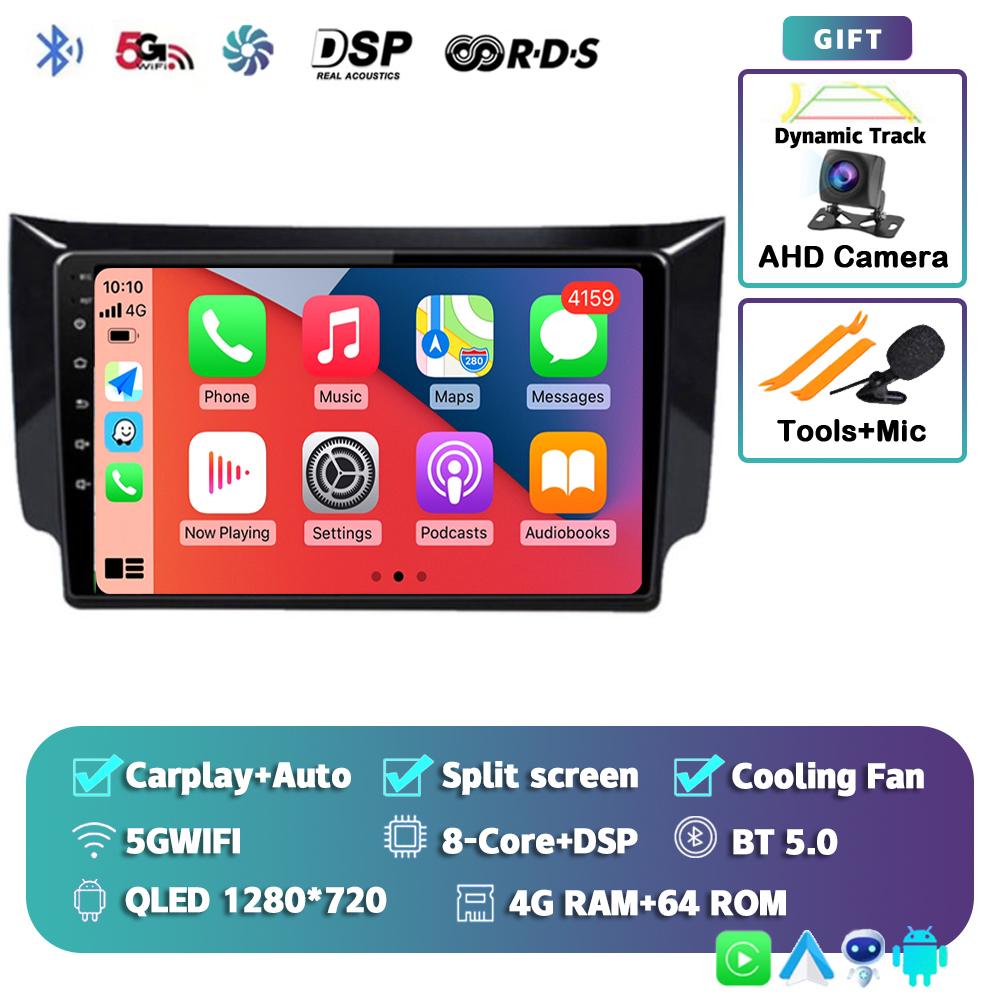 Android 14 Carplay Auto Car Radio For Nissan Sylphy B17 Sentra 12 2012 2013 2014-2018 GPS Multimedia Video Player Stereo 2din 4G