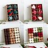 Fashion Plastic Felt Christmas Felt Ball 3CM 5CM Multicolor Christmas Ball Set Suspensable Christmas Tree Balls Party