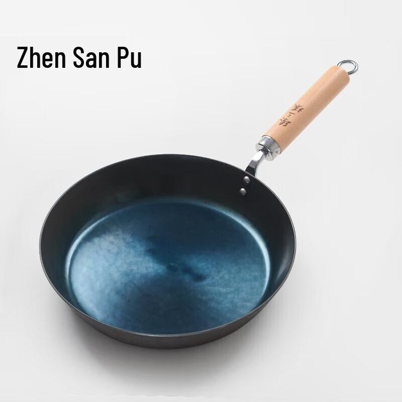 Zhen San Huan Zhangqiu Hand-Forged Iron Frying Pan