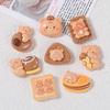 Handmade Resin Bear Hair Clips & DIY Croc Charms - Afternoon Tea Theme Accessories