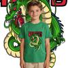 Kids Dbz Shen Long Anime Print T Shirt Pure Cotton Soft Breathable Short Sleeve Shirt for Boys and Girls Summer Casual Wear