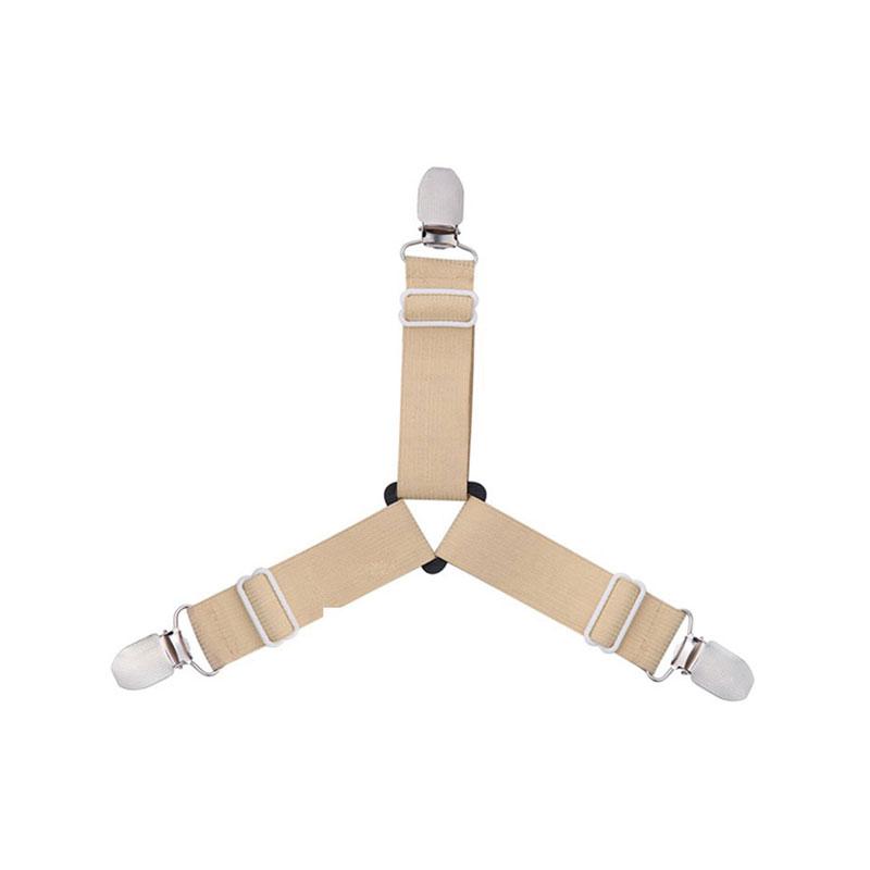 1-4Pcs Bed Sheet Elastic Grippers Belt Fastener Bed Sheet Clips Mattress Cover Blankets Holder Home Textiles Home Living Gadgets