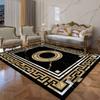 Black Gold Marble Luxury Carpet for Living Room Decor Large Area Rugs Anti Slip Floor Mat Sofa Table Decorations