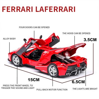 1:32FXX K Model sportovního auta ze slitiny Hračka Vánoční dárky pro děti