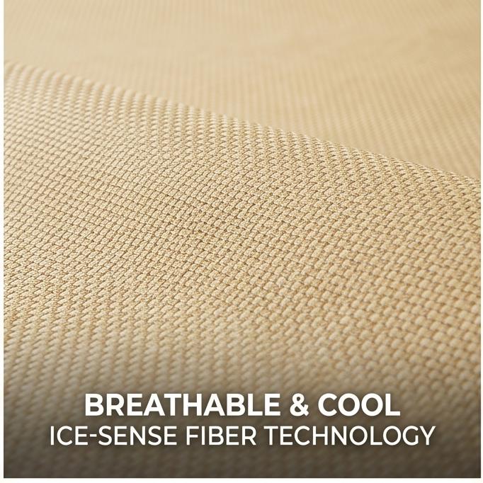 Machine Washable 3-Piece Ice Silk Cooling Mat Set with 2 Pillowcases, Breathable Summer Bed Sheet for Home Dorm, Soft Fitted Sheet