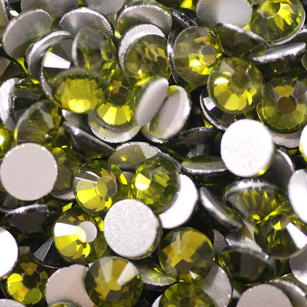 Super Flash Crystal Colored Diamond Nail Glass Diamond, Guomao Flat Bottom A Diamond, Mobile Phone Case Diy Filling Accessories.