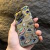 Starry Planet Bling Phone Case For IPhone 17 16 15 14 Pro 13 12 11 Pro Max 15 Plus 16E 17 Air Shockproof Cover Dustproof Casing