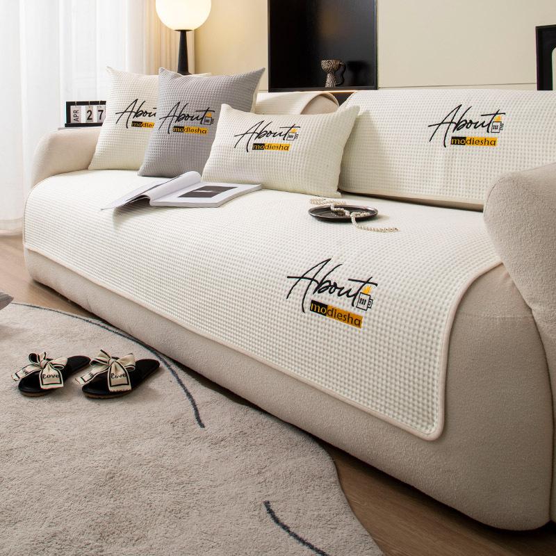Ice Silk Sofa Cover Summer Cool Feeling Universal Sofa Slipcovers For Living Room Non-Slip Couch Protector Towel Home Decor
