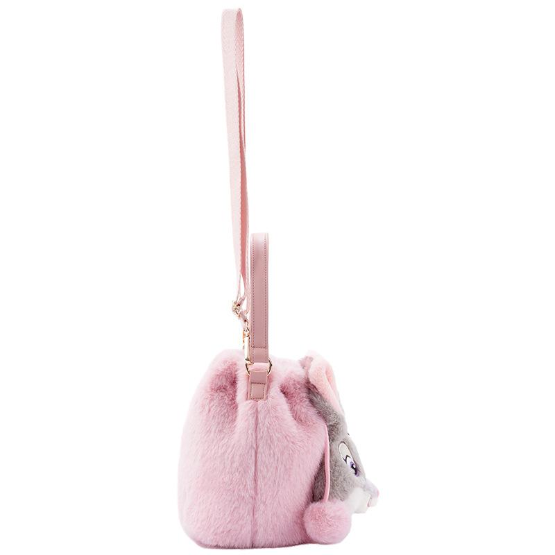Zootopia Judy Warm Sweetheart Handbag, Plush Shoulder Bag, Cute and Playful Doll Bag 0190 CLE
