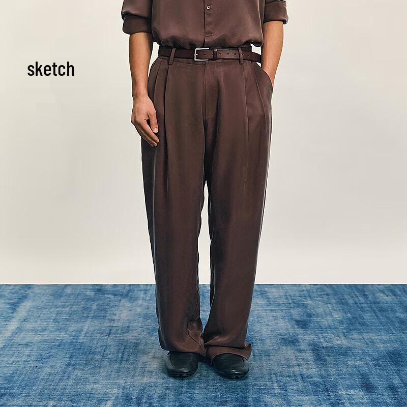 

LOOKSMART Men s 2025 Autumn Loose Straight-Leg Casual Pants L