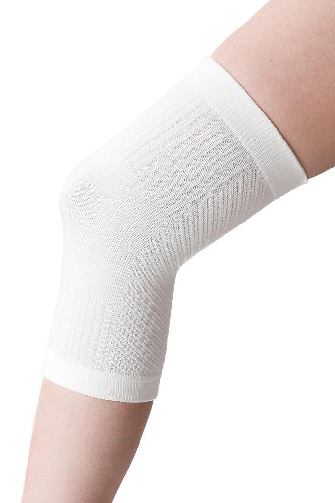 IFMIC Knee 1 Count Support, Non-Constricting, Unisex, (M, White)