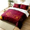 Galatasaray Set Copripiumino 3 Pezzi Semplice Moderno Set Biancheria da Letto Resistente alle Pieghe Tessuto Morbido Uso Stagione Singola un regalo perfetto
