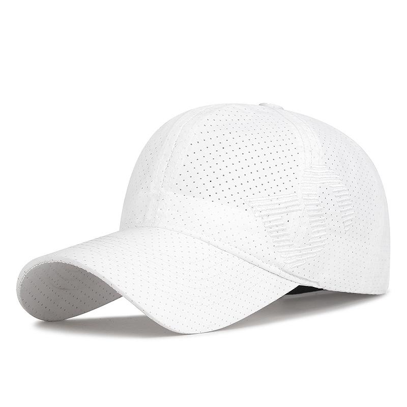 Summer Embroidery Quick-Drying Mesh Breathable Cap Sunscreen Thin Outdoor Sun Visor Baseball Cap
