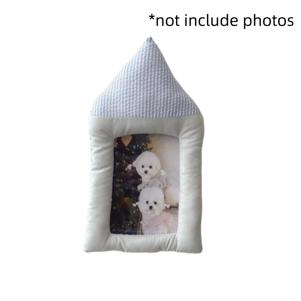 

Wall Hanging House Shape Photo Frame Creative Picture Frame Ornaments Living Room Decor синій