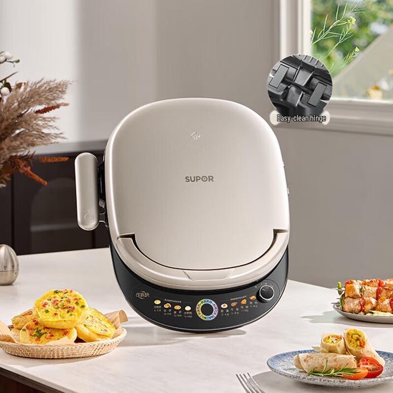 Supor Electric Double-Sided Griddle with Removable Deep Plates CN plug (adapter included)