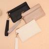Cute Straw Wallet Mini Double Zipper Handbag Money Bag for Lady Women Girls