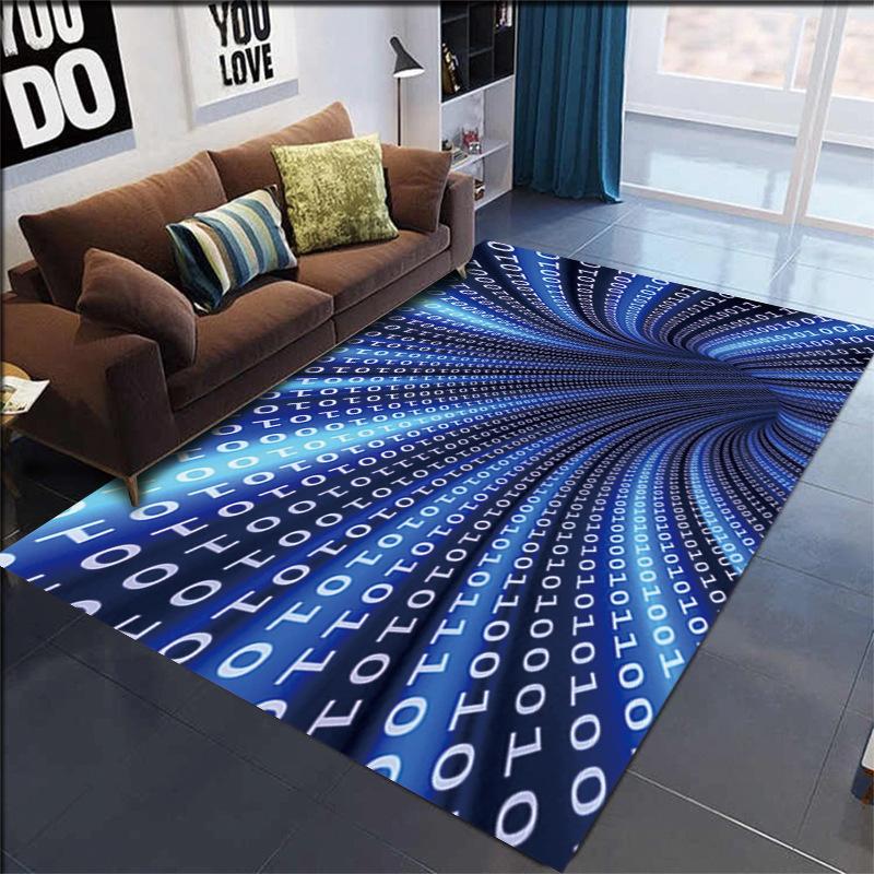 Bohemian Retro Style Carpet Colorful Persian Geometric Ethnic Living Room Area Carpet Bedroom Kitchen Bedside Mat Tapis Salon