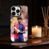 Husă de telefon Sport L-Lamine Y-Yamal STAR Pentru iPhone 17 16 15 14 13 12 11 Pro Max Plus Argintiu Negru Mat