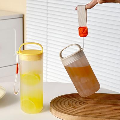 350/550Ml Portable Plastic Water Bottle Tumbler With Handle Travel Sport Heat-resistant Sealed Drinking Cup For Kids Students