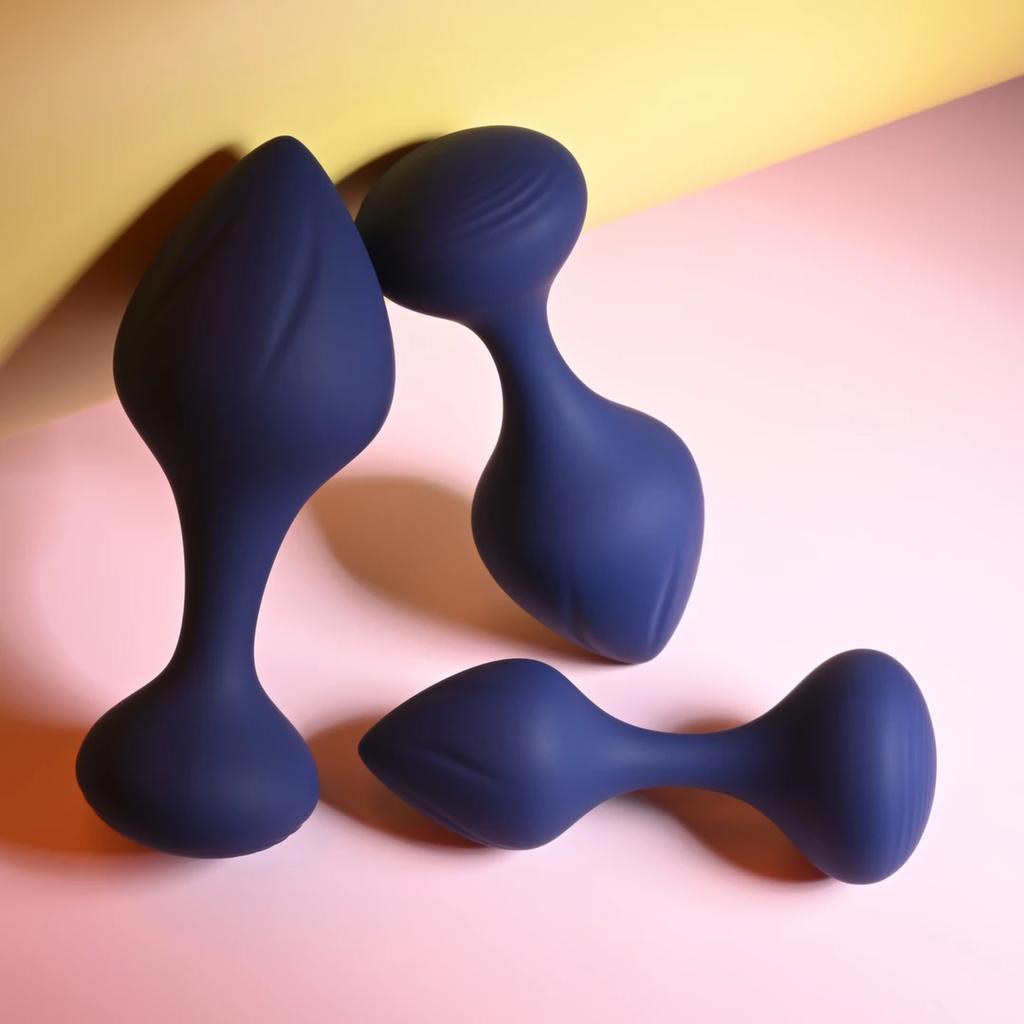 Playboy Pleasure - Tail Trainer Silicone Butt Plug Set