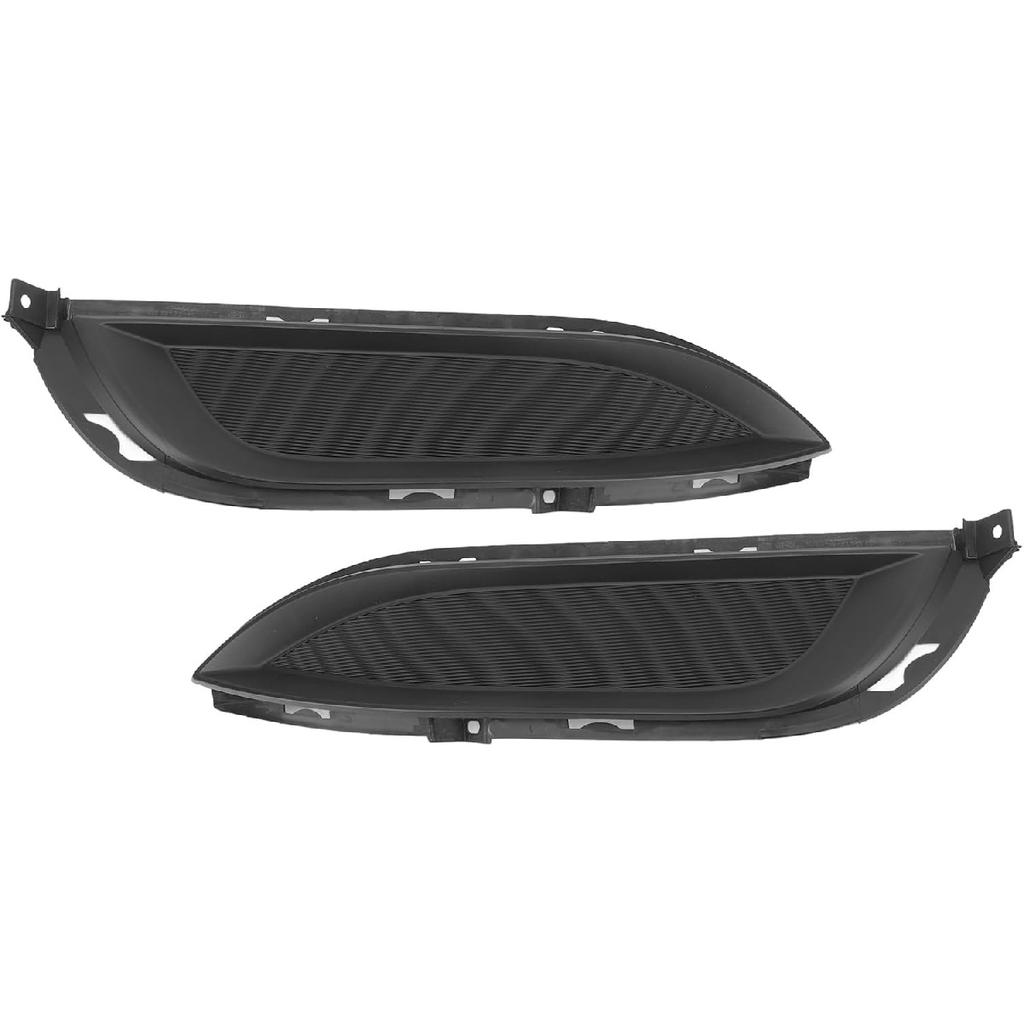 Akozon Fog Light Hole Cover, 2PCS Fog Light Grille Trim Left Right Front Bumper Fog For KIA Forte Sedan 2014 to 2016