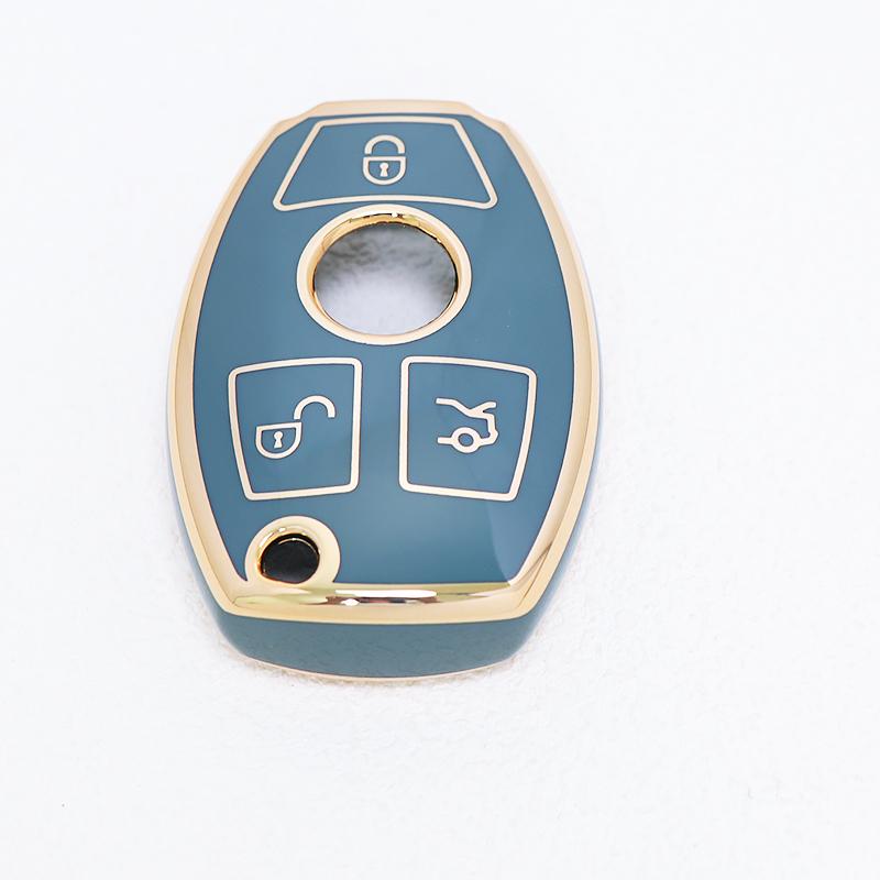 TPU Shell Car Key Case Cover For Mercedes Benz W210 W211 W242 W212 W246 W203 W204 W205 AMG A B C E S CLS CLK CLA SLK GLC GLA GLK