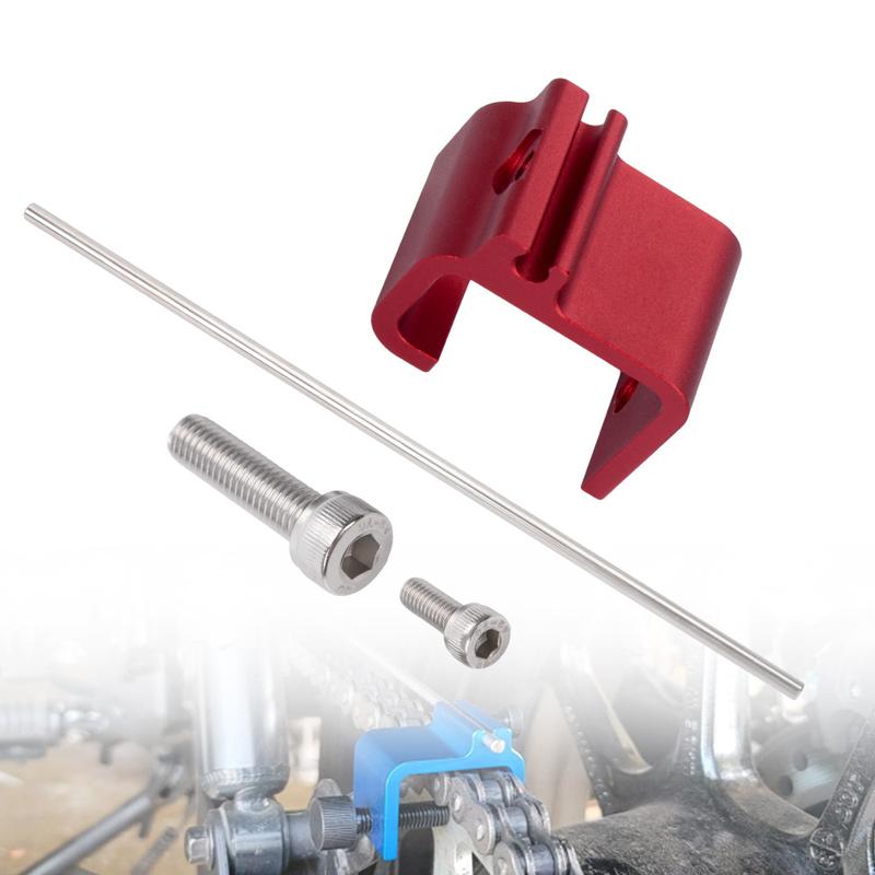 Universal CNC Chain Adjustment Tool Motorcycle Chain Maintenance Corrector Locator for 50CC to 1190CC ENDURO MX ATV ADV Bike