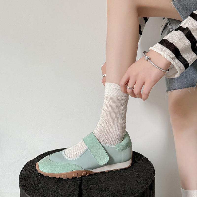 

New comfortable cowhide casual single shoes low-top shallow mouth four-season sheepskin women s shoes single shoes women s non-slip soft-soled large-s 40 синий