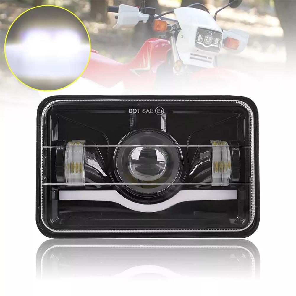 Projector 4"x6" LED Headlight H4656 H4651 LED Headlamp For Honda XR650L 1993-2013 XR250L XR650R XR400R High Low Beam & DRL