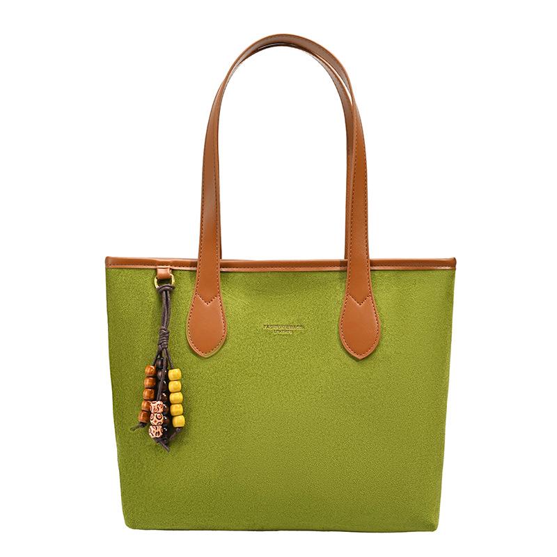 2025 Women's Versatile Retro Tote: Large-Capacity Underarm, Shoulder & Crossbody Bag