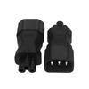 Portable Male To Female C14 To C13 Adapter C14 To C15/C14 To C5/C14 To C7 Power Cable Adapter Transfer Plugs ABS-made