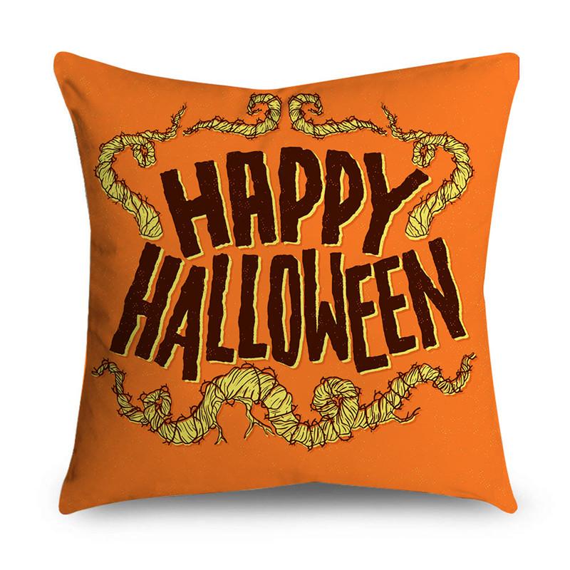 

Хэллоуин тема ужас тыква мастер принт узор наволочка дома гостиная диван украшения квадратный пледы наволочка 40X40CM