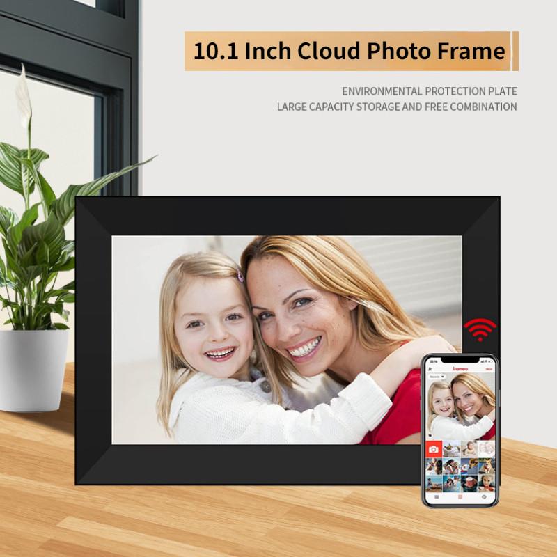 

7/8/10-дюймовая облачная фоторамка Frameo WiFi цифровая фоторамка интеллектуальный электронный фотоальбом высокой четкости 8 Inch Black【16G】