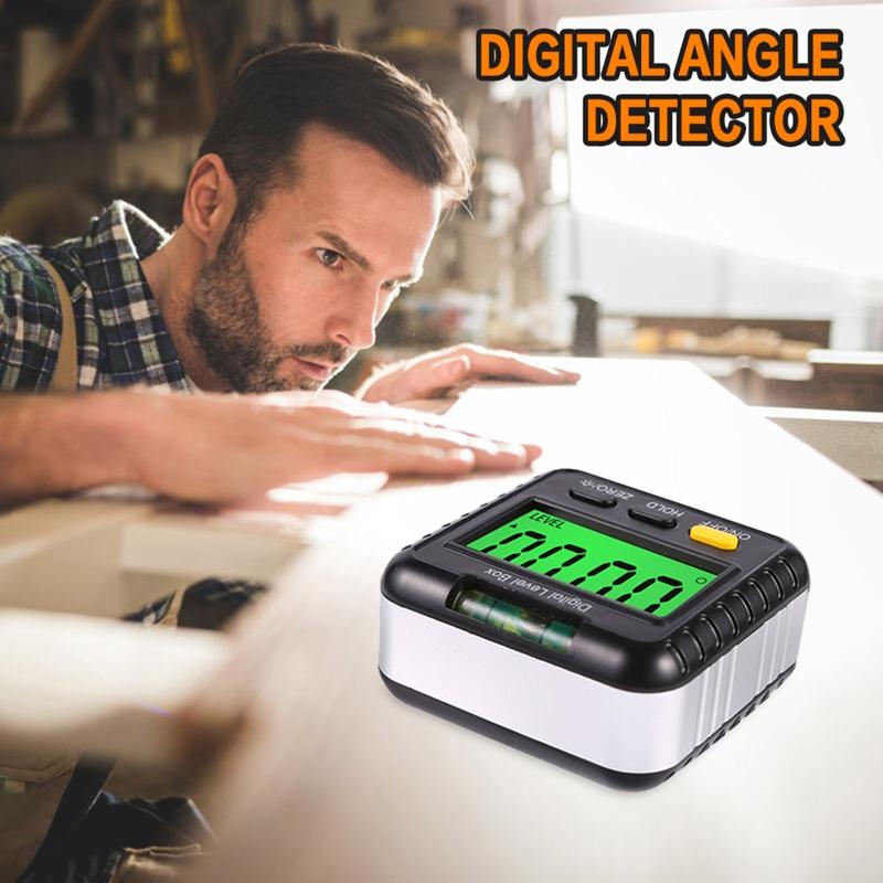 Magnetic Digital Angle Finder Protractor Inclinometer Mini Digital Level Angle Gauge Fast & Stable Measurement Tool