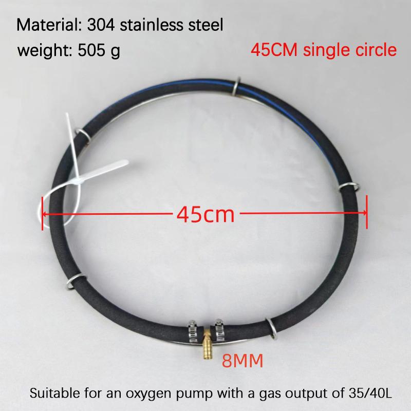 Nano Aeration Disc 1pcs 304 Stainless Steel High Output Oxygen Plate for Fish Pond Reliable Seafood Pond Oxygenator