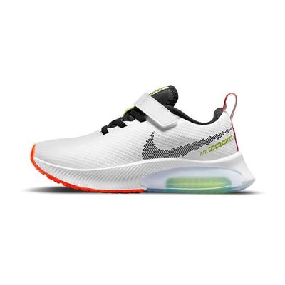 Air Zoom Arcadia Low Top Running Shoes White Black Red Children Aged 3 7 Years Old CK0714-103