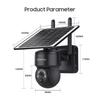 Telecamera di Sorveglianza Solare 4G Wireless da 3MP con Visione Notturna HD e Monitoraggio Remoto Esterno a Basso Consumo
