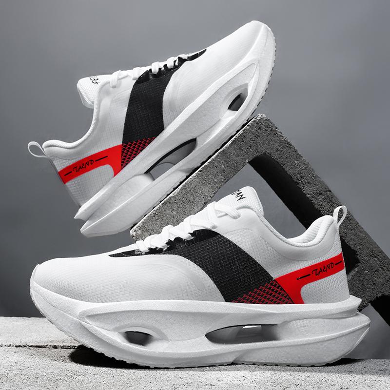 New Running Shoes Feidian Carbon Plate Men'S And Women'S Racing Youth Student Popcorn Shock-Absorbing Breathable Sports Running Shoes