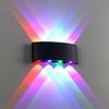 Ultra-Thin LED Waterproof Wall Light: Balcony, Hallway, Staircase, Corridor Spotlight with Colorful Single-Head Design for Bedside or KTV.