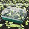 4pcs 12 Holes Plant Starter Trays Mini Propagator Greenhouse Grow Kit for Plants Propagation