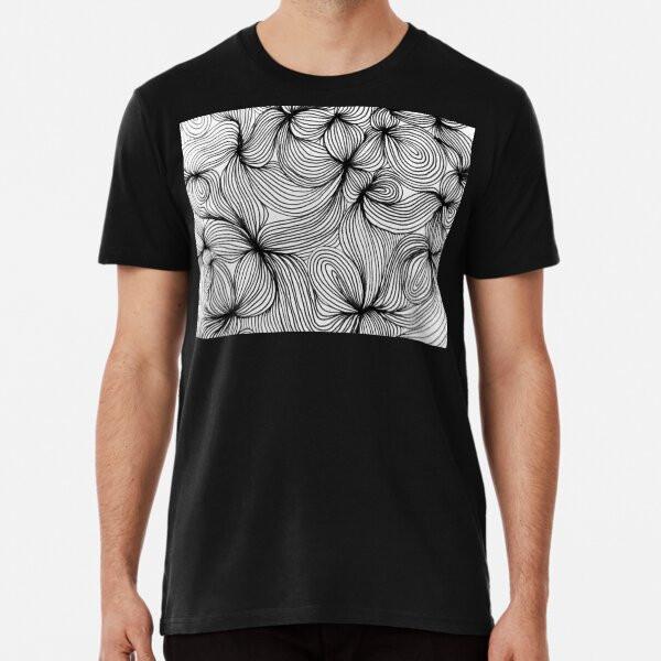 Flowing Organic Patterns  S to 5XL Made in the AU/USA T-Shirt