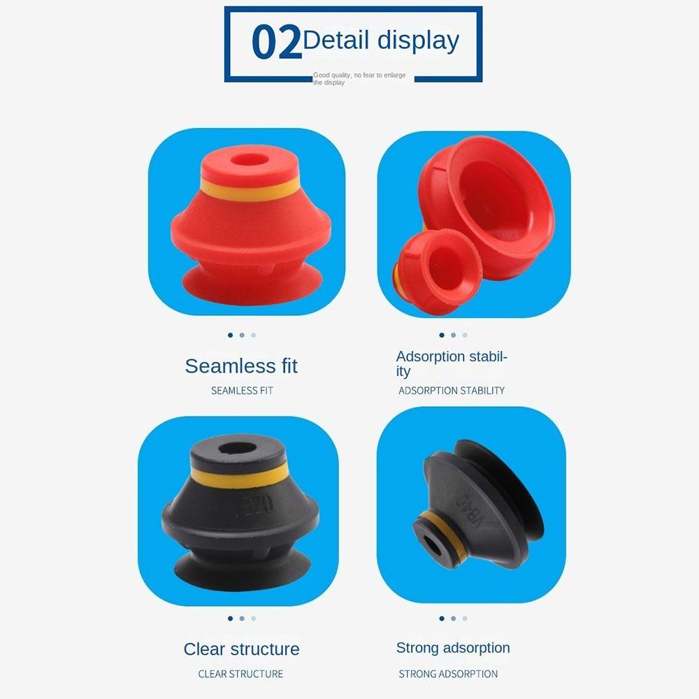 1Pcs PIAB Style Vacuum Suction Cup Bellows Suction Cup  for Injection Molding Machine Manipulator