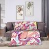 Haru Urara Uma Musume Blankets Coral Fleece Plush Winter Portable Super Soft Throw Blanket for Home Outdoor Bedspreads