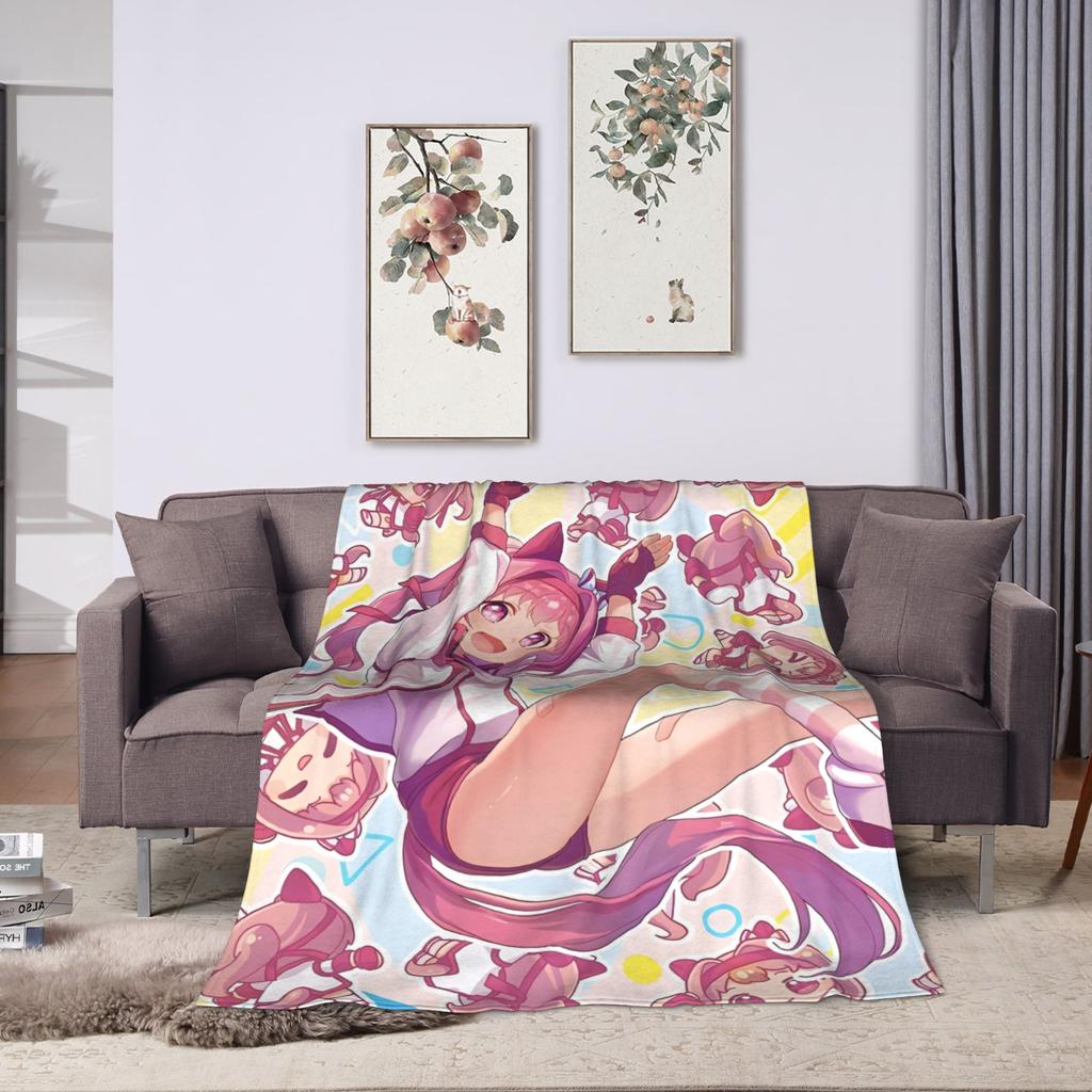 Haru Urara Uma Musume Blankets Coral Fleece Plush Winter Portable Super Soft Throw Blanket for Home Outdoor Bedspreads