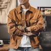 Herren Frühling Casual Vintage Langarm Arbeitsjacke