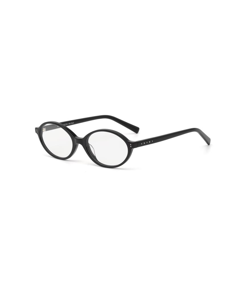 MILLO WOMEN Noob Oval Glasses [Black]