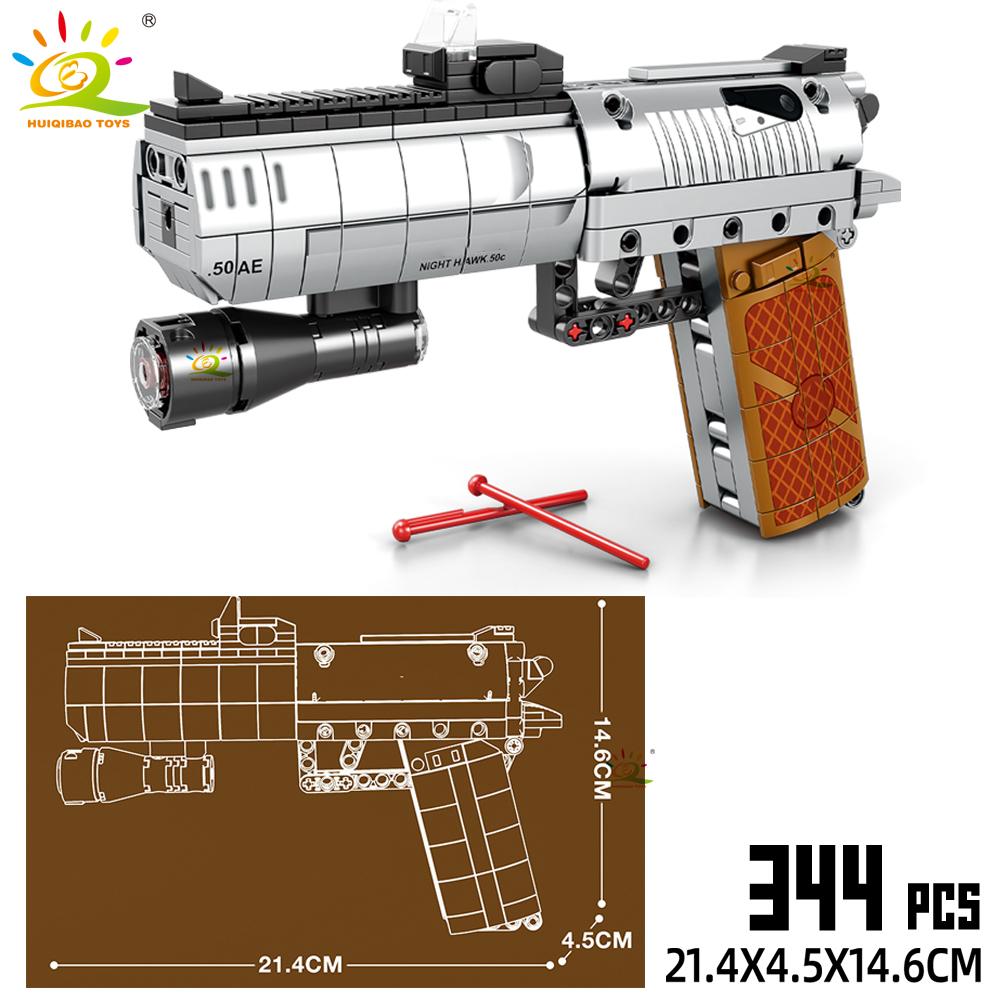 Non-Toxic 98K Ak47 Assault Rifle Model Building Blocks Military Army Weapon Pistol Building Block Imitation Gun Brick Toy For Kid