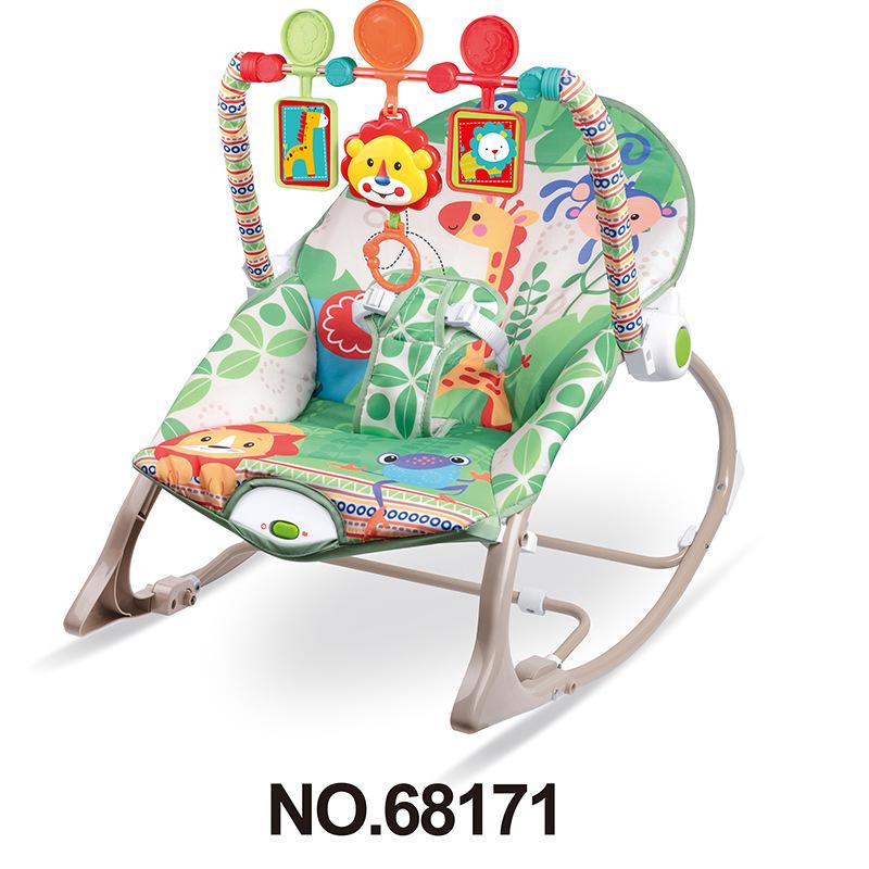Baby Electric Rocking Chair with Music & Vibration Soothing Cradle Bed