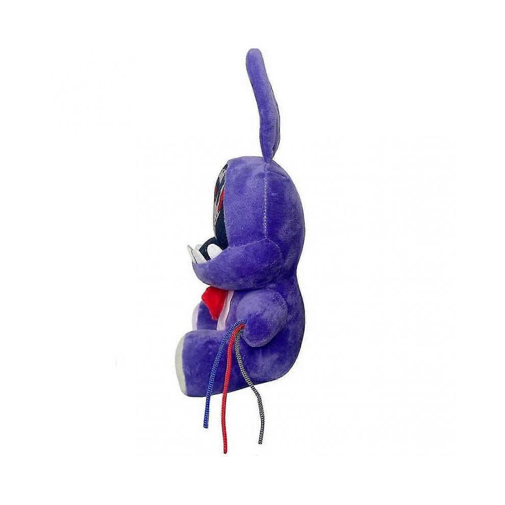 FNAF Withered Purple Bunny Plush Toys, 20cm FNAF Security Breach Bonnie Doll, Collectible Nightmare Freddy Plush Toys for Kids